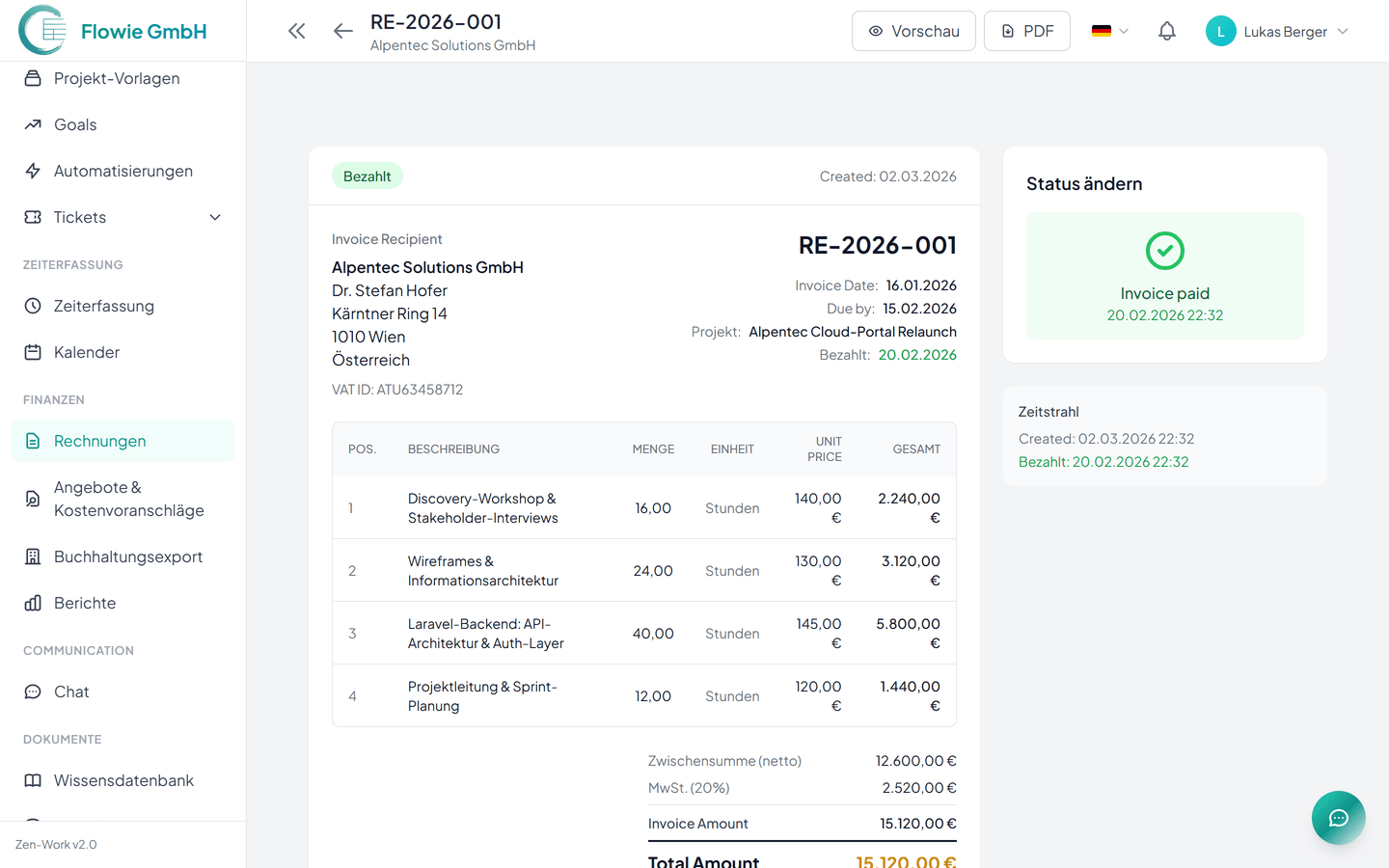 Automatischer PDF-Versand